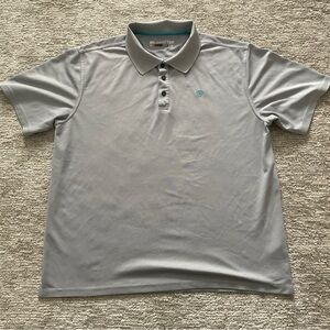 Ariat Tek Heat Series Polo Shirt Mens Size XL Gray Short Sleeve Casual Outdoor
